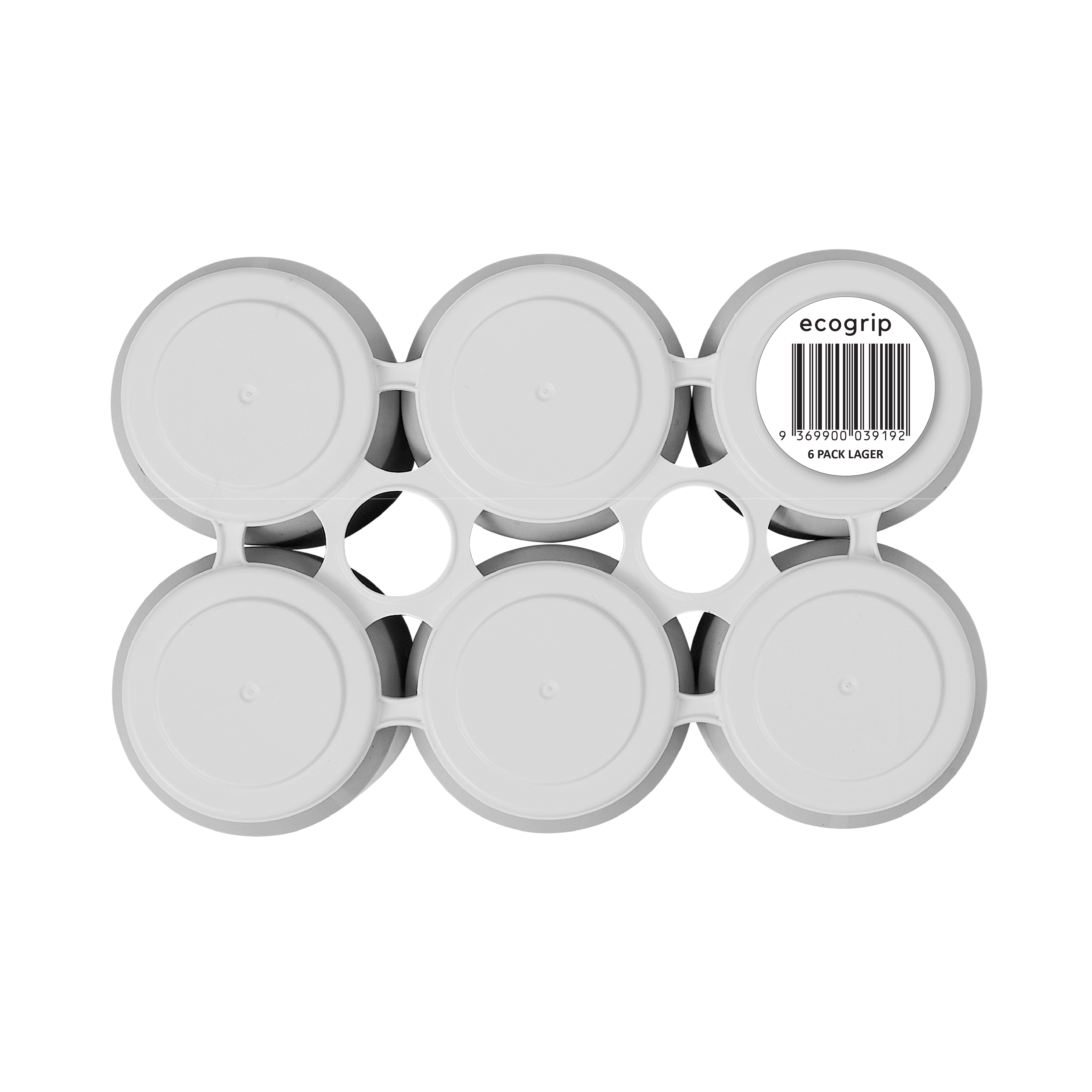 Barcode Label for 6 Pack Carrier