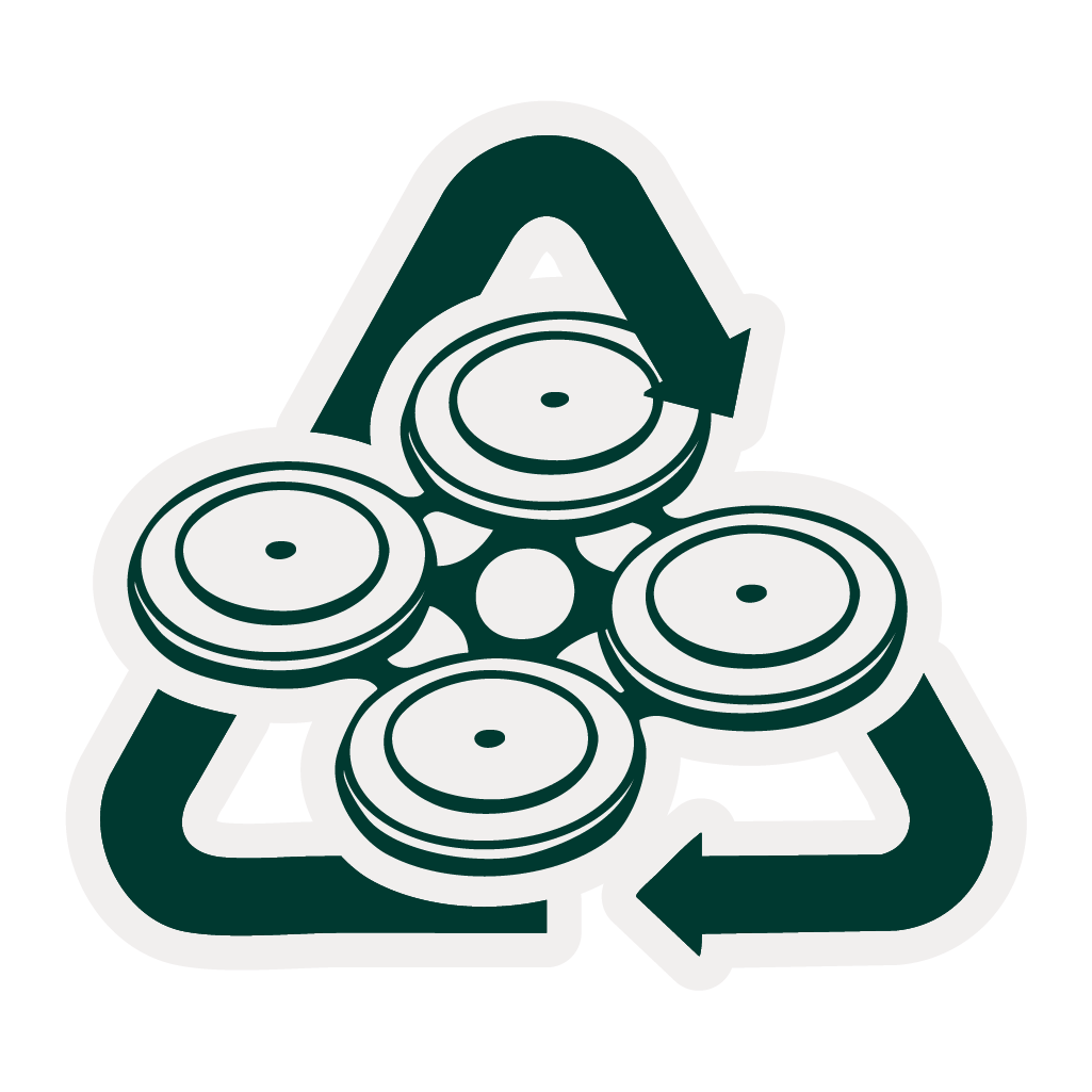 Recycle our can carriers through your local recycling bins.